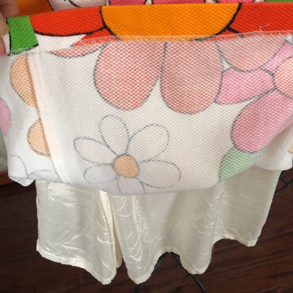 Vintage Retro Hippy Floral Vibrant A-Line Dress - (Sz. 4) - Picture 6 of 10